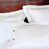 linen cream color pillow shms.