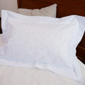 Victoria Embroidered Flange Pillow Shams ( insert not included)