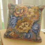 Needle Points Pillow Flowers